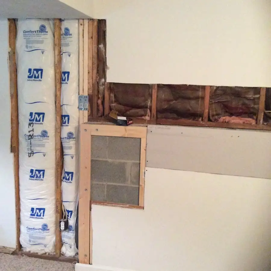 Wall insulation replacement during Contents Cleaning & Restoration in Wildwood